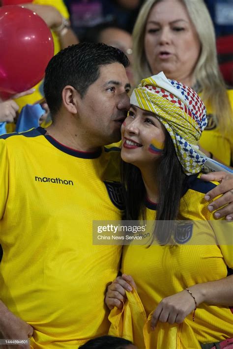 Fans Of Ecuador Cheer During The Fifa World Cup Qatar 2022 Group A