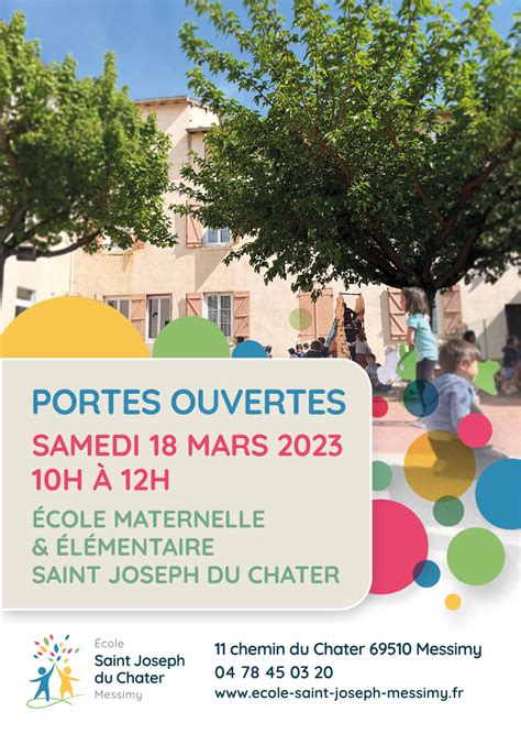 Portes Ouvertes Mars Ecole Saint Joseph Du Chater