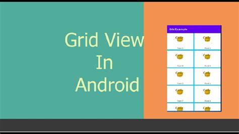 How To Implement Gridview In Android Youtube