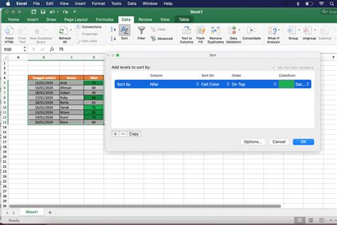 Foto Cara Mengurutkan Data Di Microsoft Excel Dengan Mudah Dan