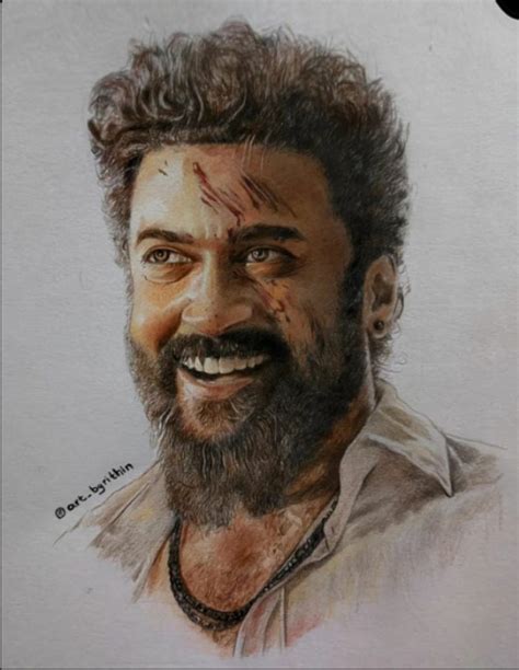 Aggregate Pencil Sketch Of Surya Best Seven Edu Vn