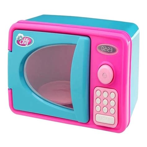 Forno Microondas Infantil Rosa C Luz E Som Usual Brinquedos Shopee