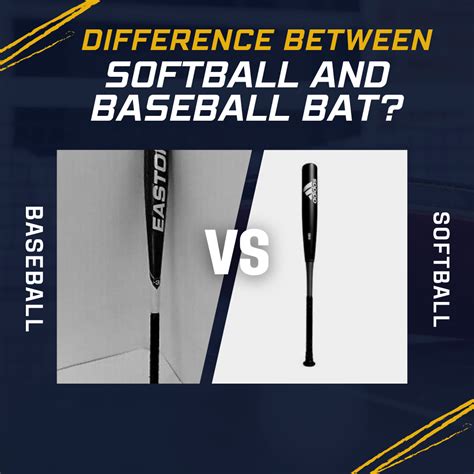 5 Essential Difference Between Softball And Baseball Bat Bat Everywhere