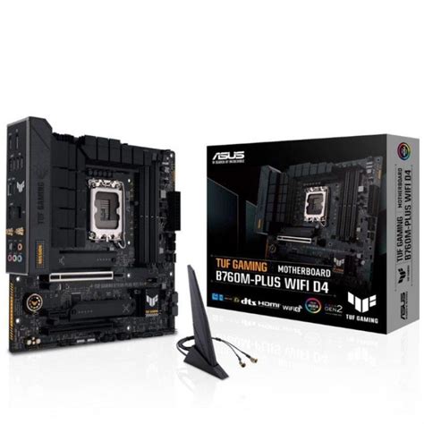 Placa Base Asus TUF GAMING B760M PLUS WIFI D4 Socket 1700