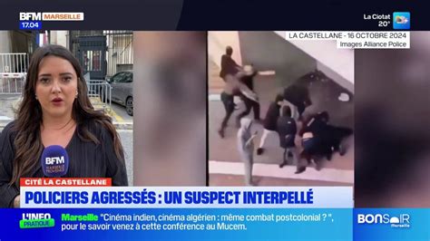 Marseille un suspect interpellé après l agression d un policier à la