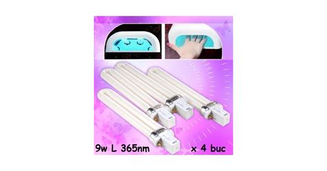 set 4 neoane, pentru lampa uv 9W L 365nm (bec pentru lampa uv) | arhiva ...