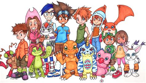 Digimon Group By Halidarkfire On Deviantart