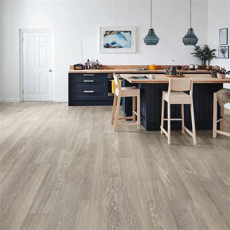 Karndean Knight Tile Rigid Core Grey Limed Oak Teka Flooring