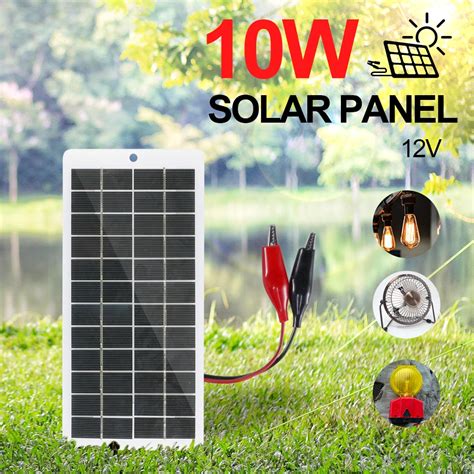 Painel Solar W V Ao Ar Livre Diy C Lulas Solares Carregador