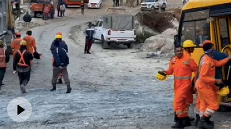 Uttarkashi Tunnel Collapse All Workers Safe Debris Removal Work Going