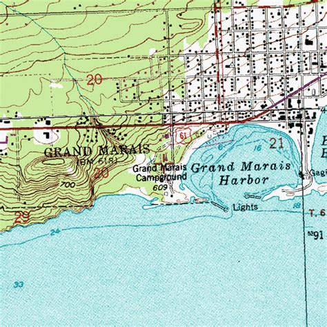 Grand Marais Campground Map