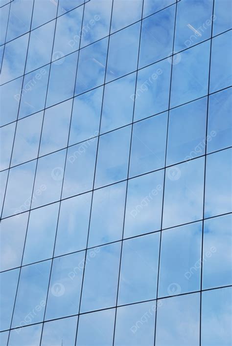 Fondo Fachada De Edificio De Oficinas Moderno Con Patrón De Vidrio Foto