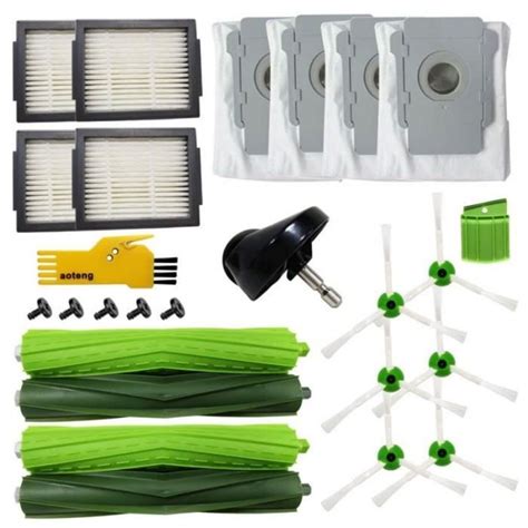 Kit d accessoires pour iRobot Roomba série i7 Pièces de rechange Pièces