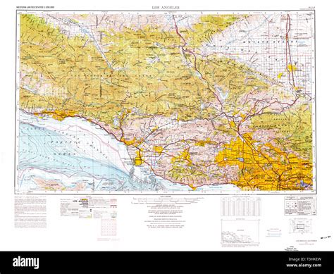 Los Angeles Map Historical Hi Res Stock Photography And Images Alamy