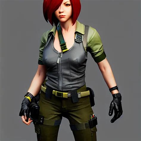 Regina From Dino Crisis Highly Detailed K Hdr Stable Diffusion