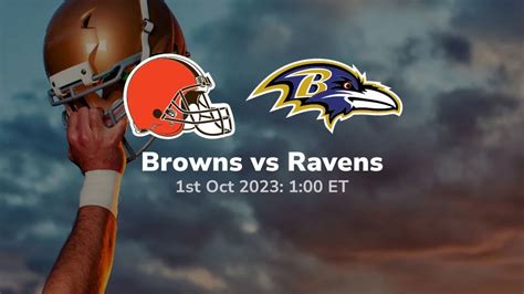 Cleveland Browns Vs Baltimore Ravens Prediction Tips 10 1 2023