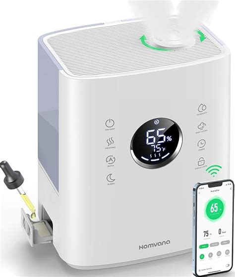 6 5L Homvana Smart Humidifier With Warm And Cool Mist 30 Free