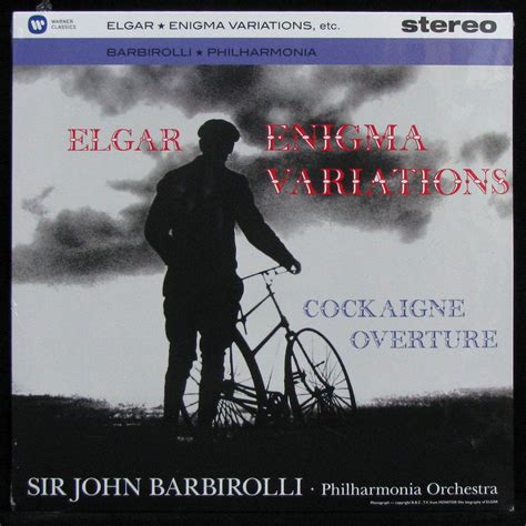 LP Sir John Barbirolli Philharmonia Orchestra Elgar Enigma