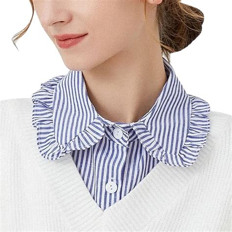 Loudsung Fake Collar Detachable Blouse False Collar Half Shirts Collar