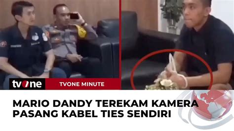 Viral Mario Dandy Pasang Kabel Ties Sendiri Tvone Minute Youtube