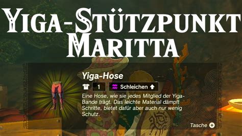 Yiga Stützpunkt Maritta Yiga Hose und Mayoi Signum Tears of the