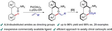 Synthesis Of Axially Chiral Biaryl 2 Carboxamides Through Pd Ii