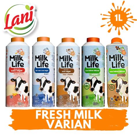 Jual Milk Life Fresh Milk All Varian Plain Chocolate Stroberi