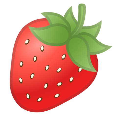 strawberry icon noto emoji food drink iconset google
