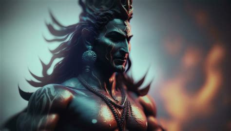 shiva el señor de destrucción y renovación majestuoso retrato de el