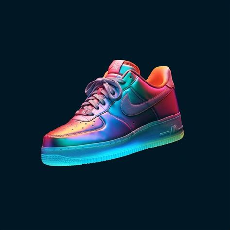 Premium AI Image | a colorful pair of sneakers with the brand name nike