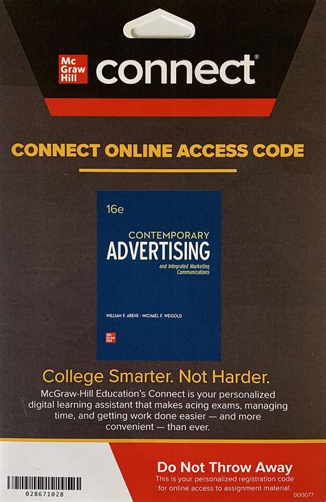 Connect Semester Access Card For Contemporary Advertising William