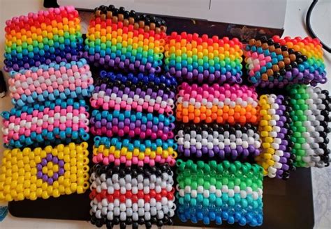 Pride Kandi By Y0urvalentine Kandi Patterns Kandi Cuff Diy Kandi Bracelets