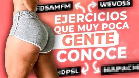 MUY POCOS CONOCEN ESTOS EJERCICIOS PARA HACER CRECER SUS GLÚTEO