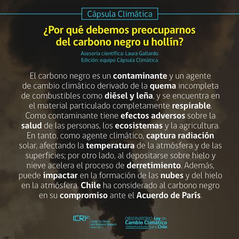 C Psula Clim Tica Por Qu Debemos Preocuparnos Del Carbono Negro U