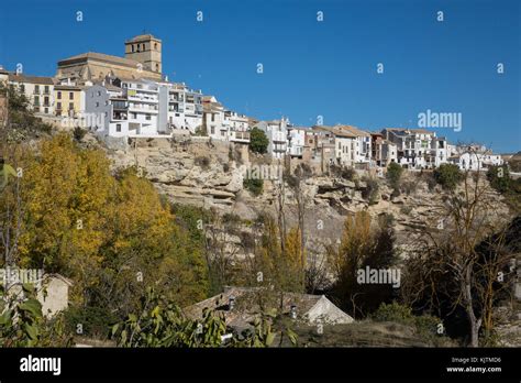 Spain Andalucia Alhama De Granada Town From Gorge Stock Photo Alamy