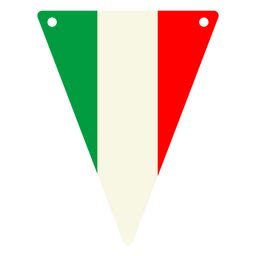 Triangular Flag Of Italy PNG & SVG Design For T-Shirts