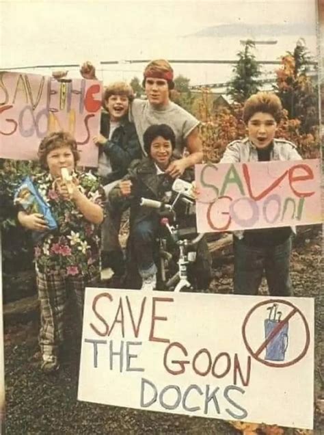 The cast of The Goonies in 1985 : r/80s