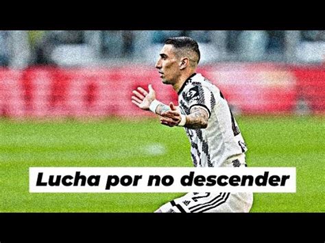 Necesitamos sumar puntos que nos lleven a la salvación Juventus vs