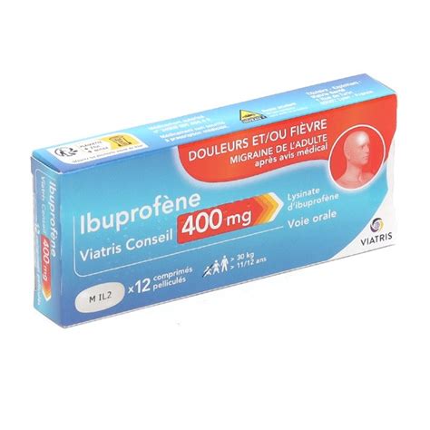 Ibuprofene Mg Viatris M Dicament Anti Inflammatoire Douleur