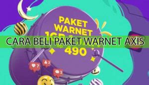 6 Cara Beli Paket Warnet Axis Tanpa Aplikasi Via SMS Kode Dial