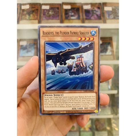 Thẻ Bài Lẻ Yugioh Mã Liov En018 Blackeyes The Plunder Patroll Seaguide Common 1st