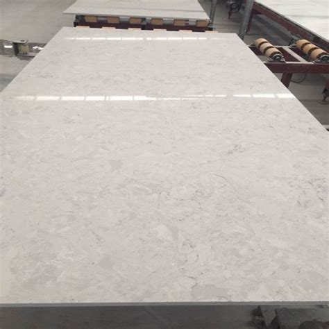 Sparkling White Quartz Slabs Polished White Quartz Slabs - Artificial ...