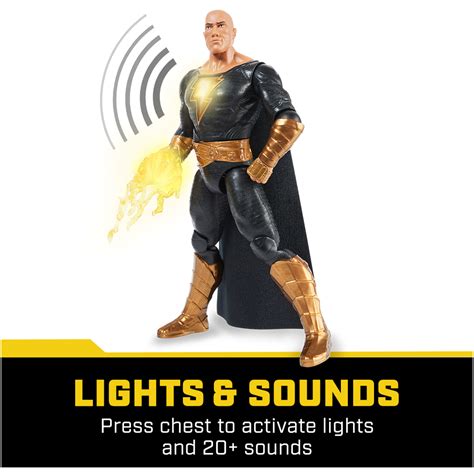 Dc Comics Power Punch Black Adam 12 Inch Action Figure