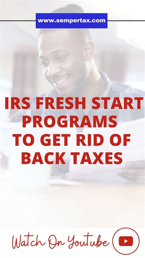 Get Rid Of Back Taxes Tax Relief Programs Tax Help Business Taxes