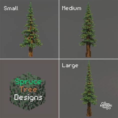 Get More From Airtugmc On Patreon Minecraft Tree Tree Designs