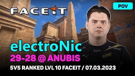 Csgo Pov Navi Electronic Anubis Faceit V Ranked Lvl