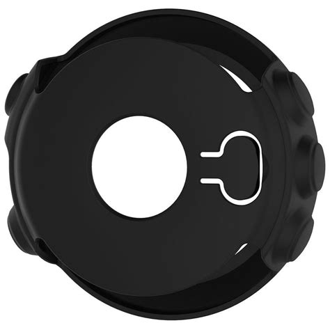 Capa De Silicone Protetora Preta Para Rel Gio Garmin Fenix X Mm