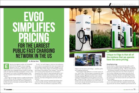 Charged Evs Evgo Simplifies Pricing For The Largest Public Fast