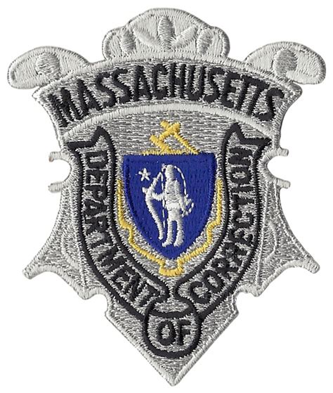 Massachusetts Department Of Corrections Badge Patch