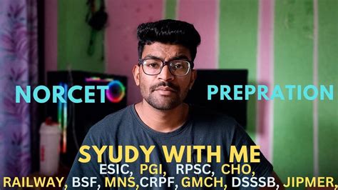 AIIMS NORCET 5 0 Pre Mains 2023 Preparation Study With Me Norcet